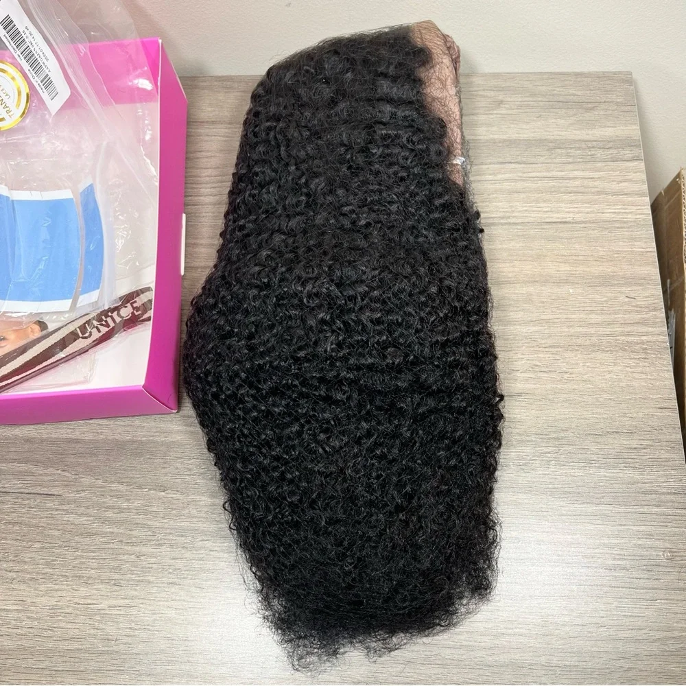 UNICE Bye Bye Knots Kinky Curly Human Hair 20 Inch Wig